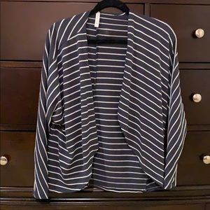 Long sleeve cardigan striped
